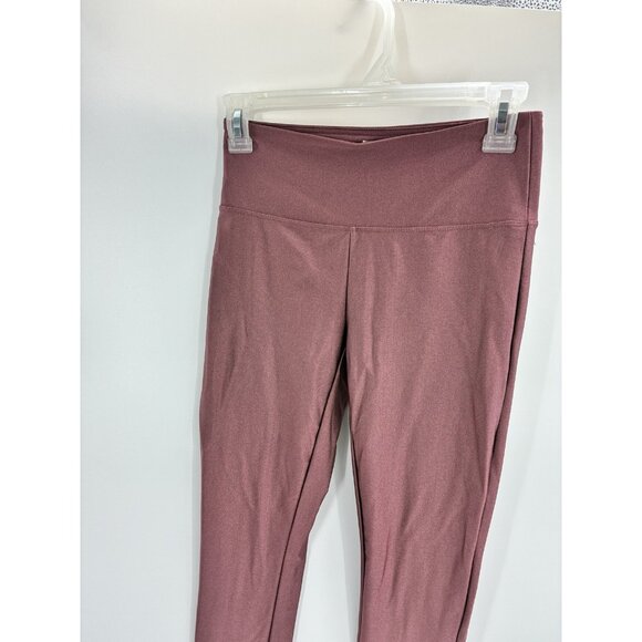 Forever 21 Womens Leggings Size S Mauve High Rise Stretchy Athleisure Pants Yoga - Picture 2 of 6